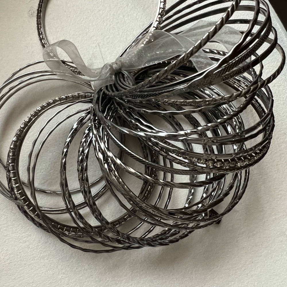 Tasha Silver Bracelets - set of 36